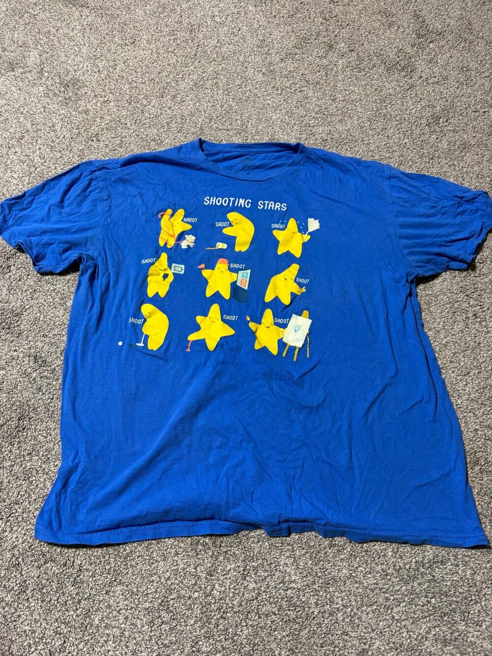 Mens xl funny stars graphic tee